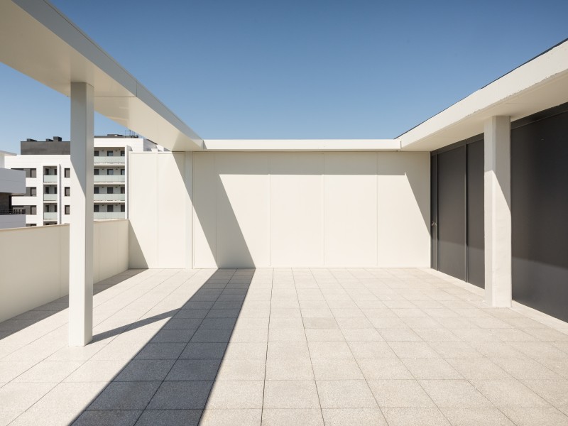 Terraza de un ático de Residencial Camellia Garden